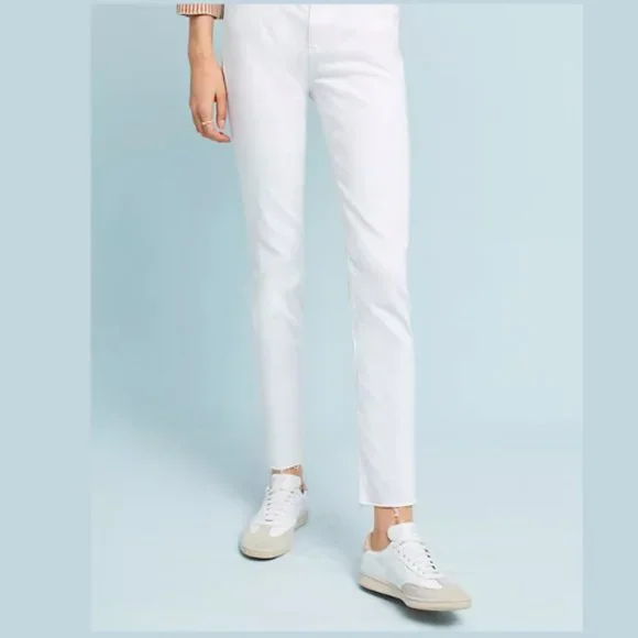 Anthropologie AG Adriano Goldschmied The Stevie Slim Straight Jeans Size 27 - Picture 6 of 12